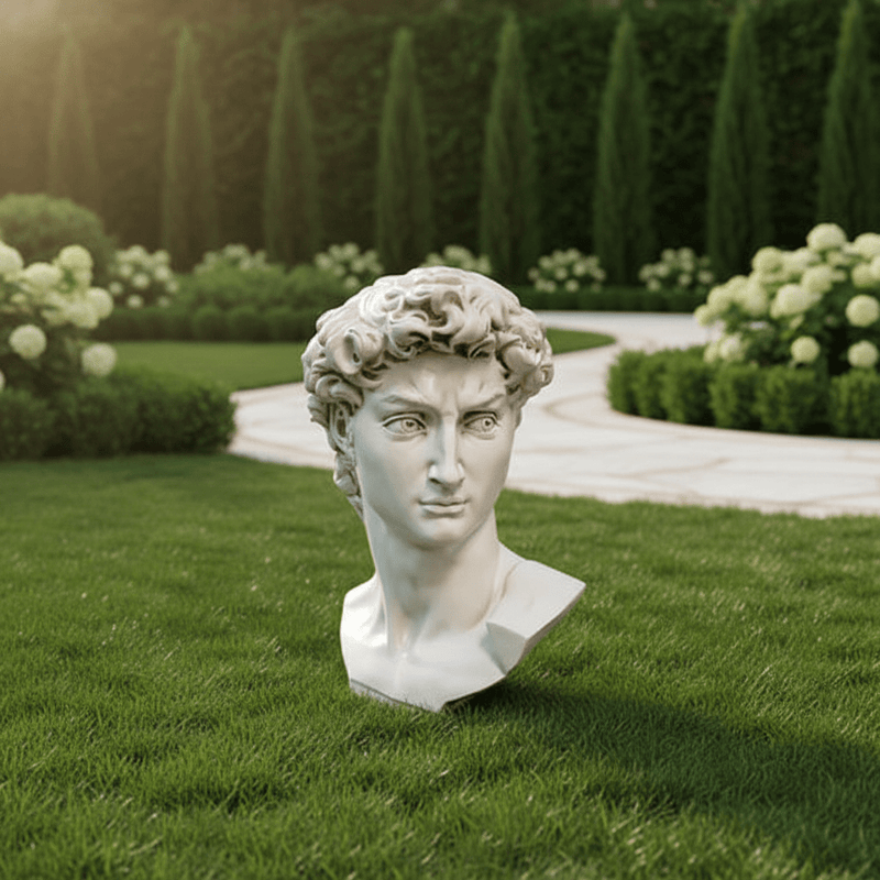 Head Of David From Orig Bust Display Decor (48 - Inch) Side Angle