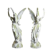 Heavenly Winged Angel With Torch Garden Statue (45 - Inch)