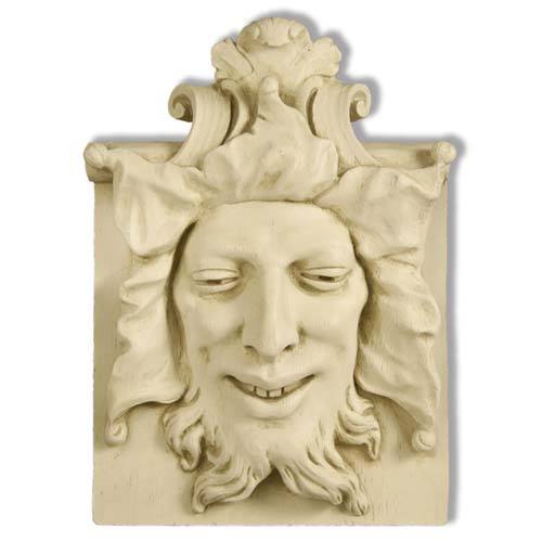 Heckling Green Man Statue (15-Inch)