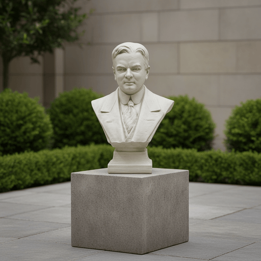 Herbert Hoover Bust Display Decor (26-Inch)