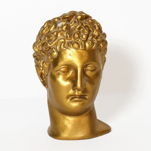 Hermes Antiquity Head Small Bust Display Decor (6 - Inch) Side Angle