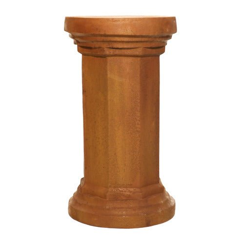 Hex Column Outdoor Statue (29 - Inch) Different Angle