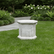Hexagon Outdoor Statue (22 - Inch) Side Angle