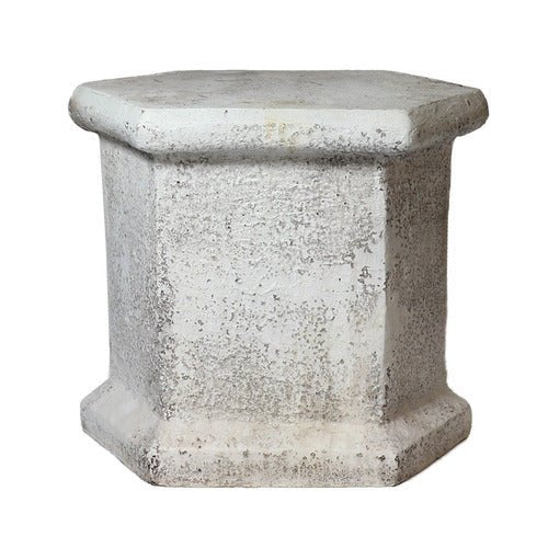 Hexagon Outdoor Statue (22 - Inch) Side View