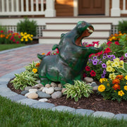 Hippo Garden Statue (22-Inch)