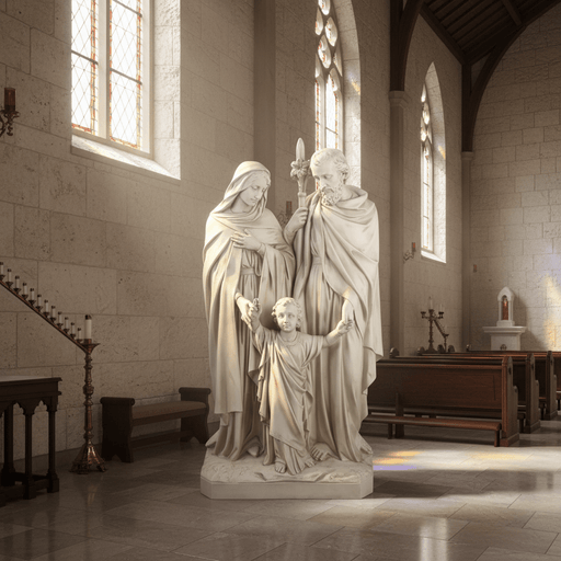 Holy Family Religious Statue (66-Inch)