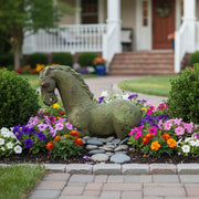 Horse Garden Statue (13 - Inch) Side Angle