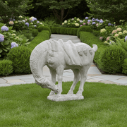 Horse Garden Statue (17 - Inch) Side Angle