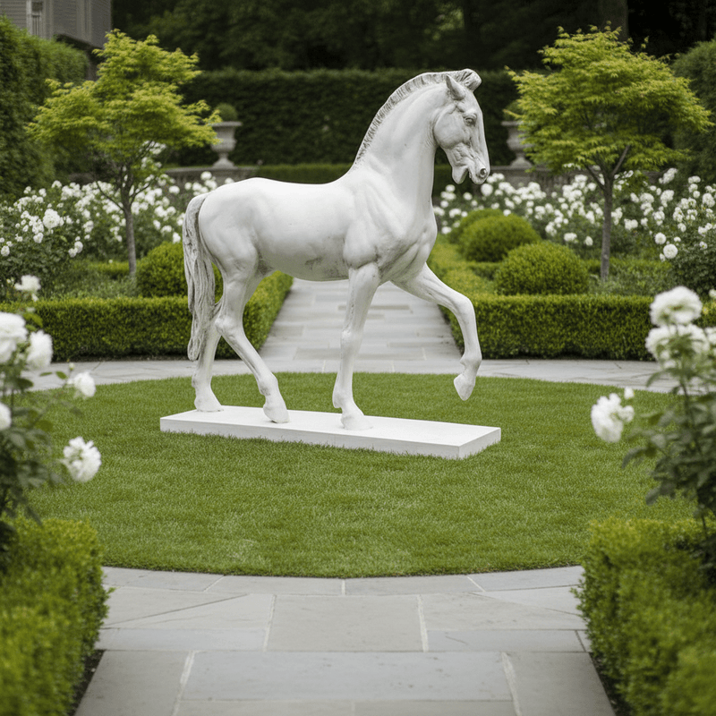 Horse Garden Statue (22-Inch)