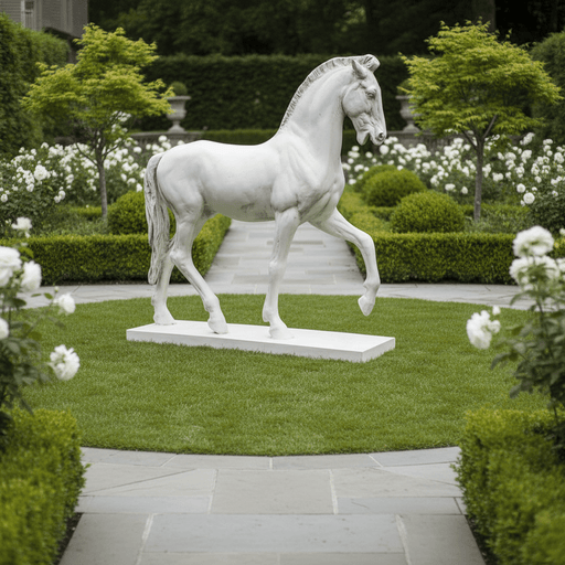 Horse Garden Statue (22-Inch)