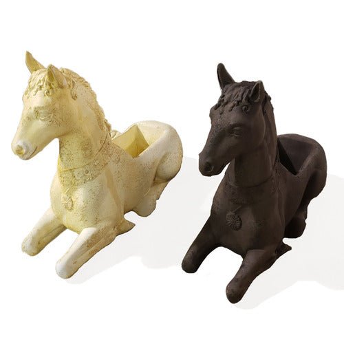 Horse Garden Statue (23 - Inch) Side Angle View