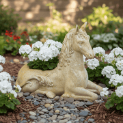 Horse Garden Statue (23 - Inch) Side Angle