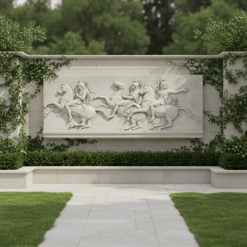 Horse Garden Statue (24 - Inch) Side Angle