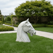 Horse Head Garden Statue (13-Inch)