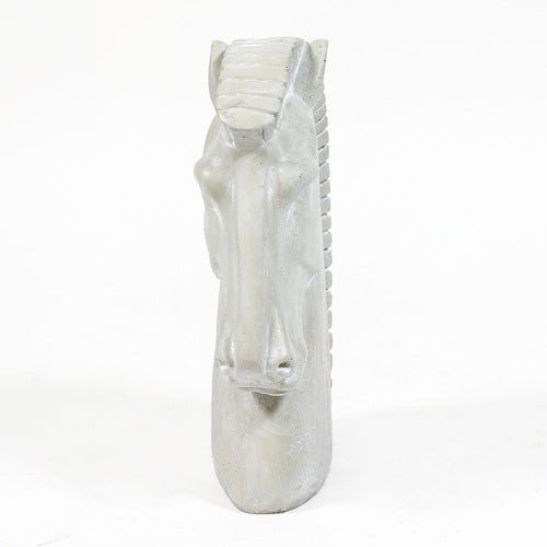 Horse Head Garden Statue (16 - Inch) Side View