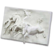 Horses Garden Statue (19-Inch)