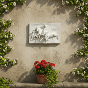 Horses Garden Statue (19 - Inch) Side Angle