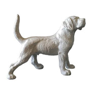 Hound Dog Garden Statue (12 - Inch) Side View