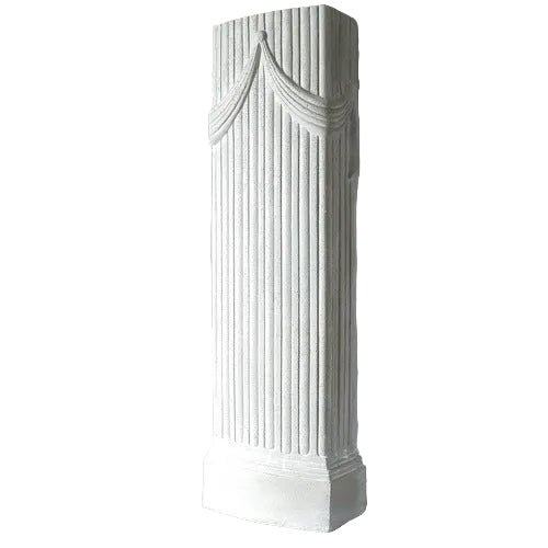 Hungford Pillar Outdoor Statue (37 - Inch) Side View