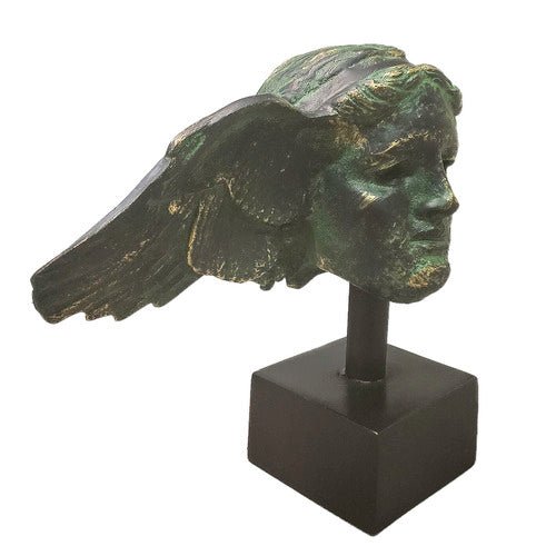 Hypnos Head on Base Bust Display Decor (13 - Inch) Different Angle