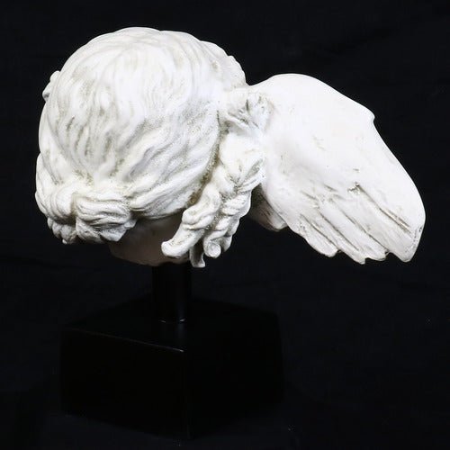 Hypnos Head on Base Bust Display Decor (13 - Inch) Side Angle View