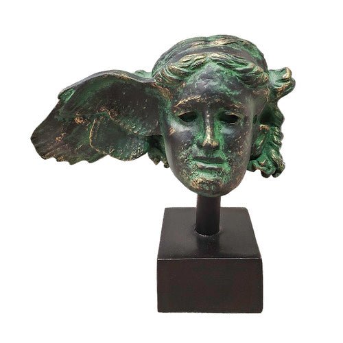 Hypnos Head on Base Bust Display Decor (13 - Inch) Side View
