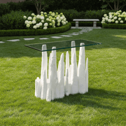 Icicle Console X Lg Statue (72 - Inch) Side Angle
