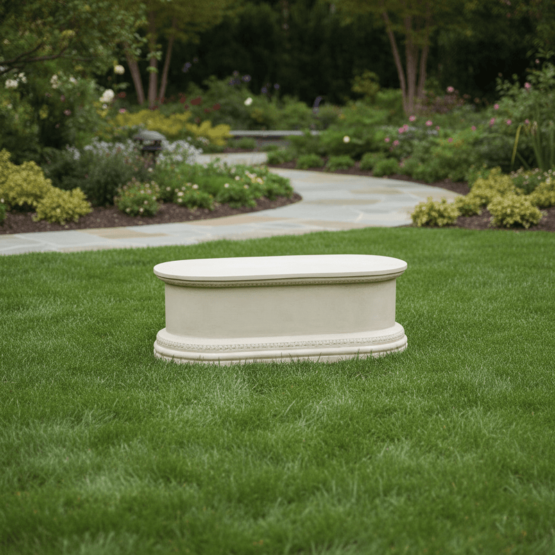 Image Pedestal Statue (14 - Inch) Side Angle
