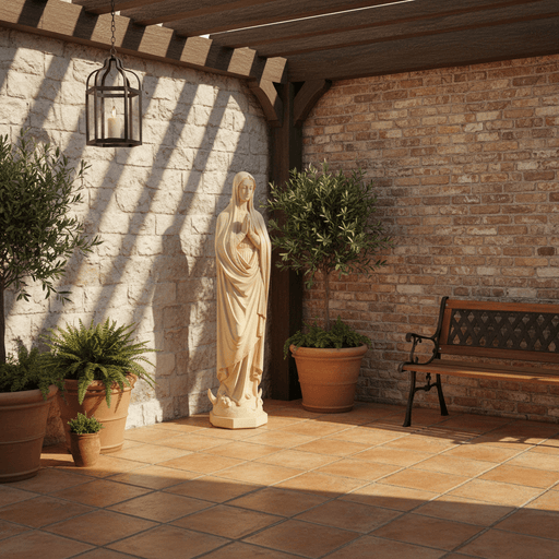 Immaculate Conception Mary Statue (60 - Inch) Side Angle