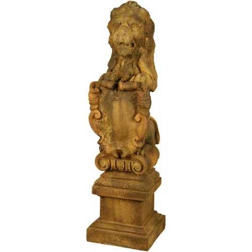 Imperial Lion Outdoor Statue (32 - Inch)