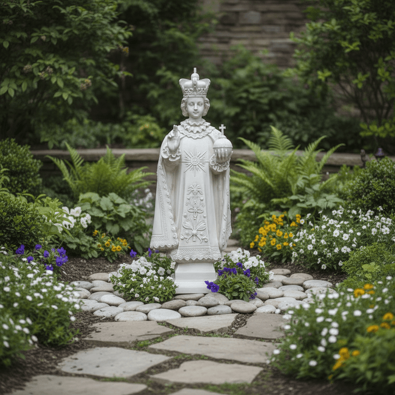 Infant Of Praguestatue (41 - Inch) Side Angle