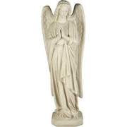 Innocent Standing Angel Statue With Praying Hands Outdoor Statue (25 - Inch) Side View
