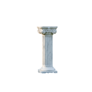 Ionic Column Outdoor Statue (11 - Inch) Side View