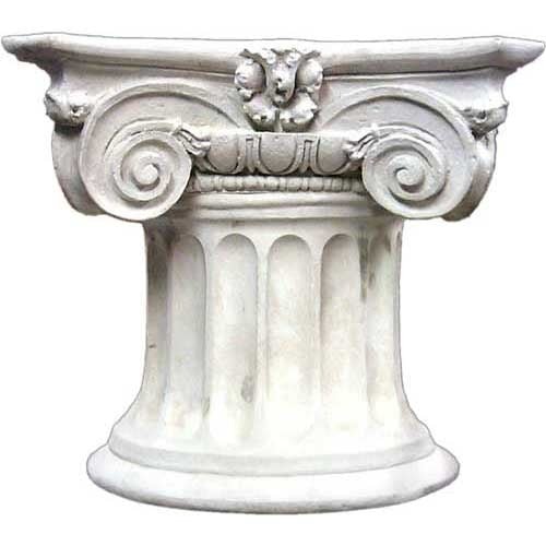 Ionic Table Base Outdoor Statue (28 - Inch)