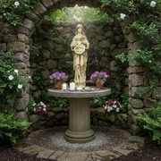 Irish Garden Statue (18.0 - Inch) Side Angle