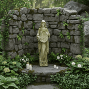 Irish Garden Statue (18.0 - Inch) Side Angle