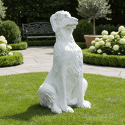 Irish Wolfhound Dog Garden Statue (49 - Inch) Side Angle