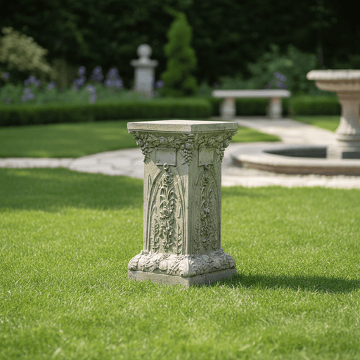 Ivy Pedestalstatue (37 - Inch) Side Angle