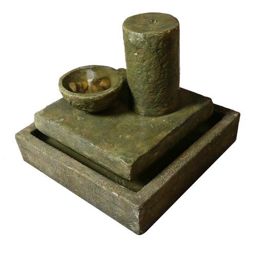 Iwa Tranquility Garden Fountain (22 - Inch) Side View