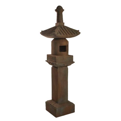 Japanese Lantern Statue (62 - Inch) Different Angle