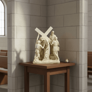 Jesus and Simon of Cyrene Statue Station 5 (23-Inch)