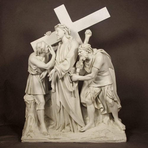 Jesus Carrying the Cross Statue Station 2 (58-Inch)