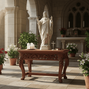 Jesus Christ Blessing Statue (26 - Inch) Side Angle