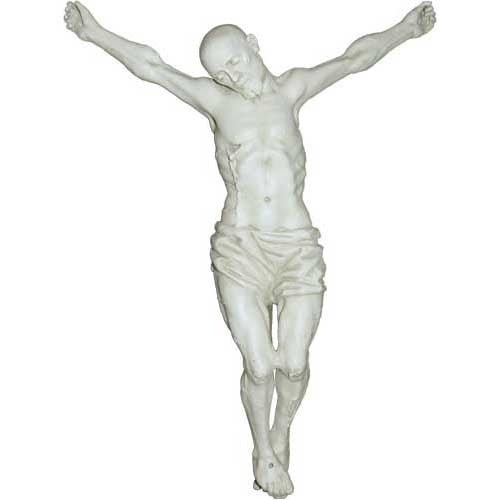 Jesus Corpus Real Hair Statue (25-Inch)