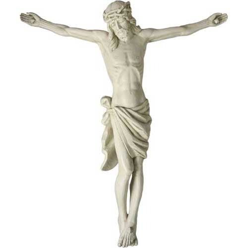 Jesus Corpus Religious Statue (37 - Inch) Side View