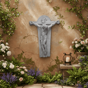 Jesus Crucifixion Religious Statue (35 - Inch) Side Angle