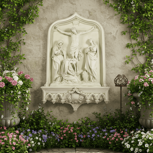 Jesus Crucifixion Scene Statue (64-Inch)