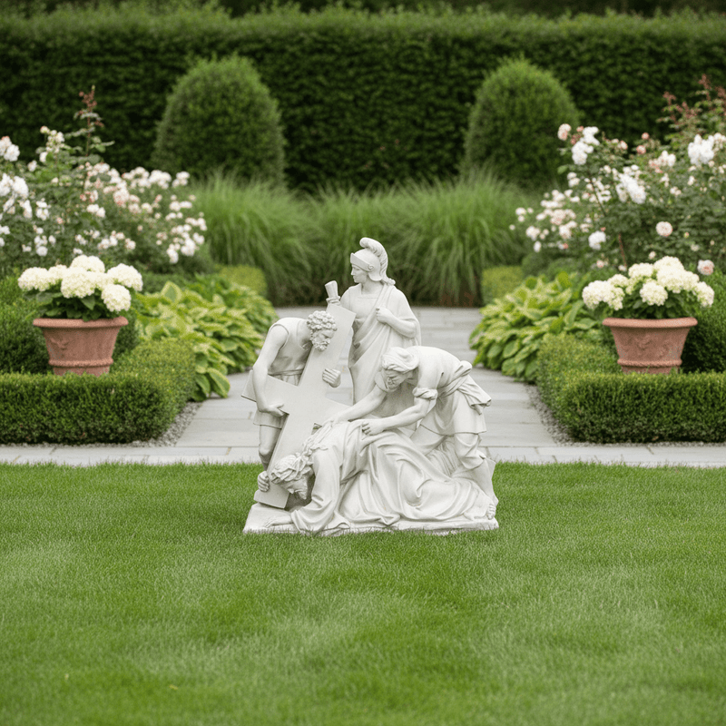 Jesus Falls Religious Statue Station 7 (54-Inch)