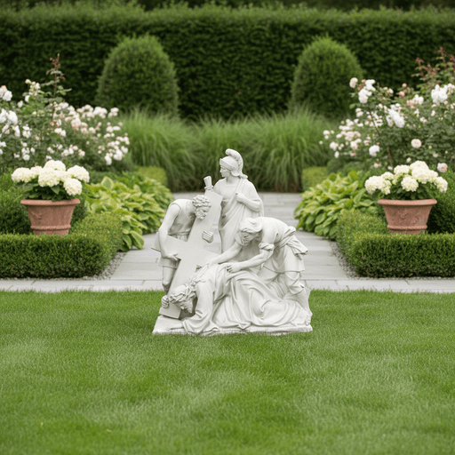 Jesus Falls Religious Statue Station 7 (54-Inch)