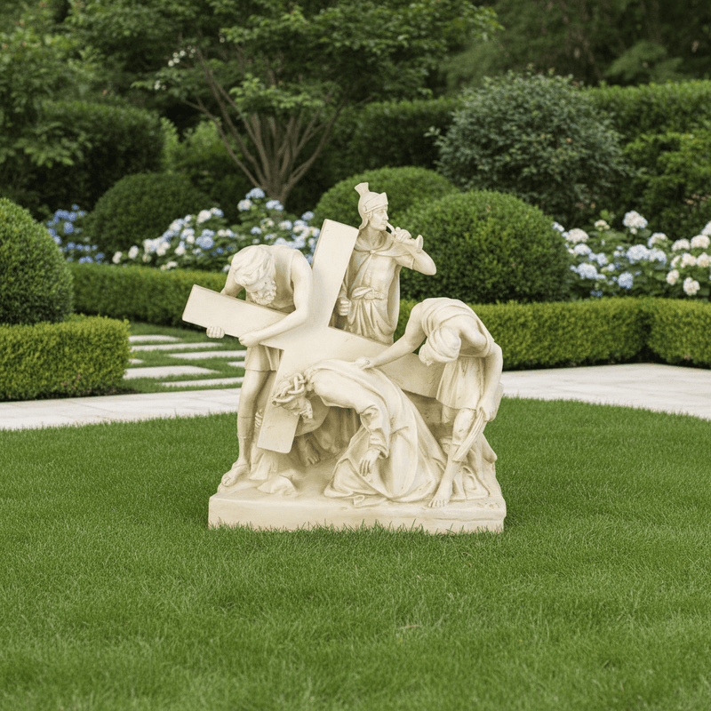 Jesus Falls the First Time Statue (21 - Inch)